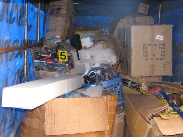 Snímek z vloupání v ulici U Studánky