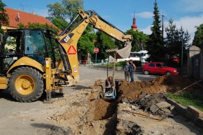 Obrázek galerie stavba kanalizace