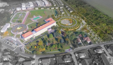 Nová škola z ptačí perspektivy