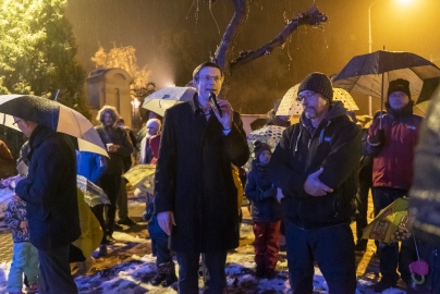 Odhalení nového betléma 2018