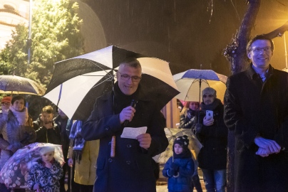 Odhalení nového betléma 2018