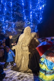 Odhalení nového betléma 2018