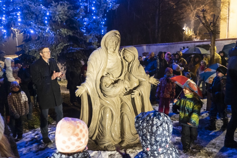 Odhalení nového betléma 2018